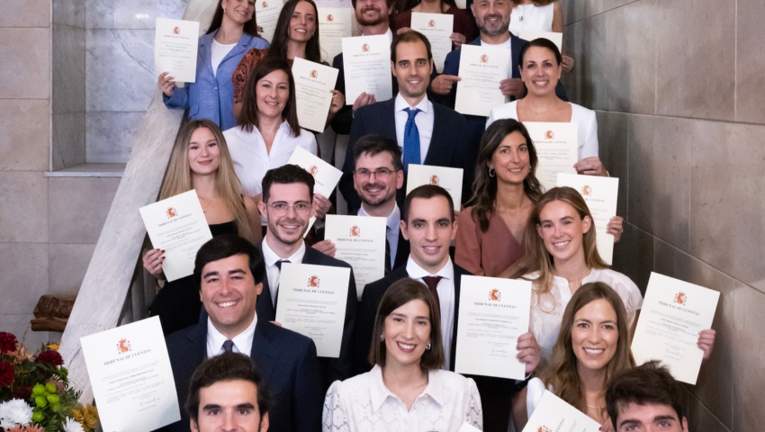 Acto de toma de posesión del nuevo personal funcionario de los Cuerpos Propios del Tribunal de Cuentas