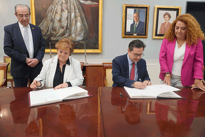 Firma de convenio de colaboración con el Instituto Rui Barbosa de Brasil Firma de convenio de colaboración con el Instituto Rui Barbosa de Brasil