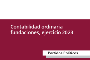 Informe de Fiscalización de las aportaciones percibidas por las fundaciones y demás entidades vinculadas o dependientes de los partidos políticos y de los gastos de programas y actividades de estas financiados con cargo a subvenciones públicas, ejercicio 2023